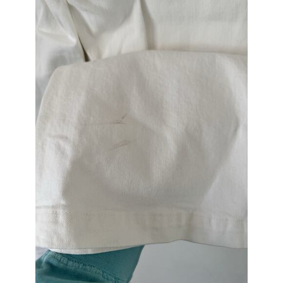 NWD Madewell Flea Market Flare Jeans Pure White Stretch Denim Jeans Size 26 - Picture 10 of 13